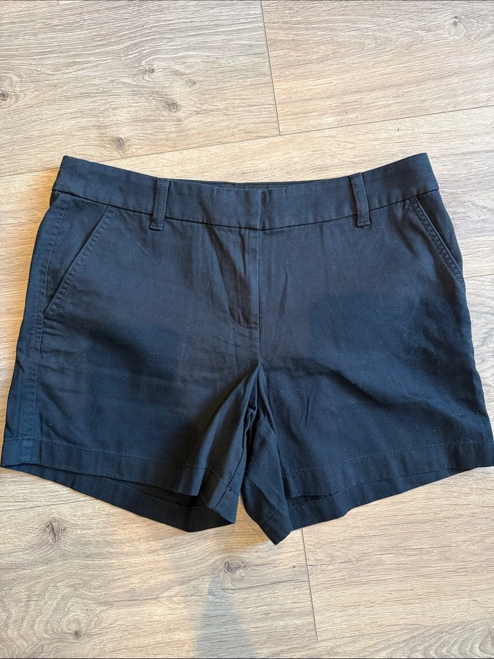 J CREW Classic Preppy Minimalist Black 100% Cotton 5